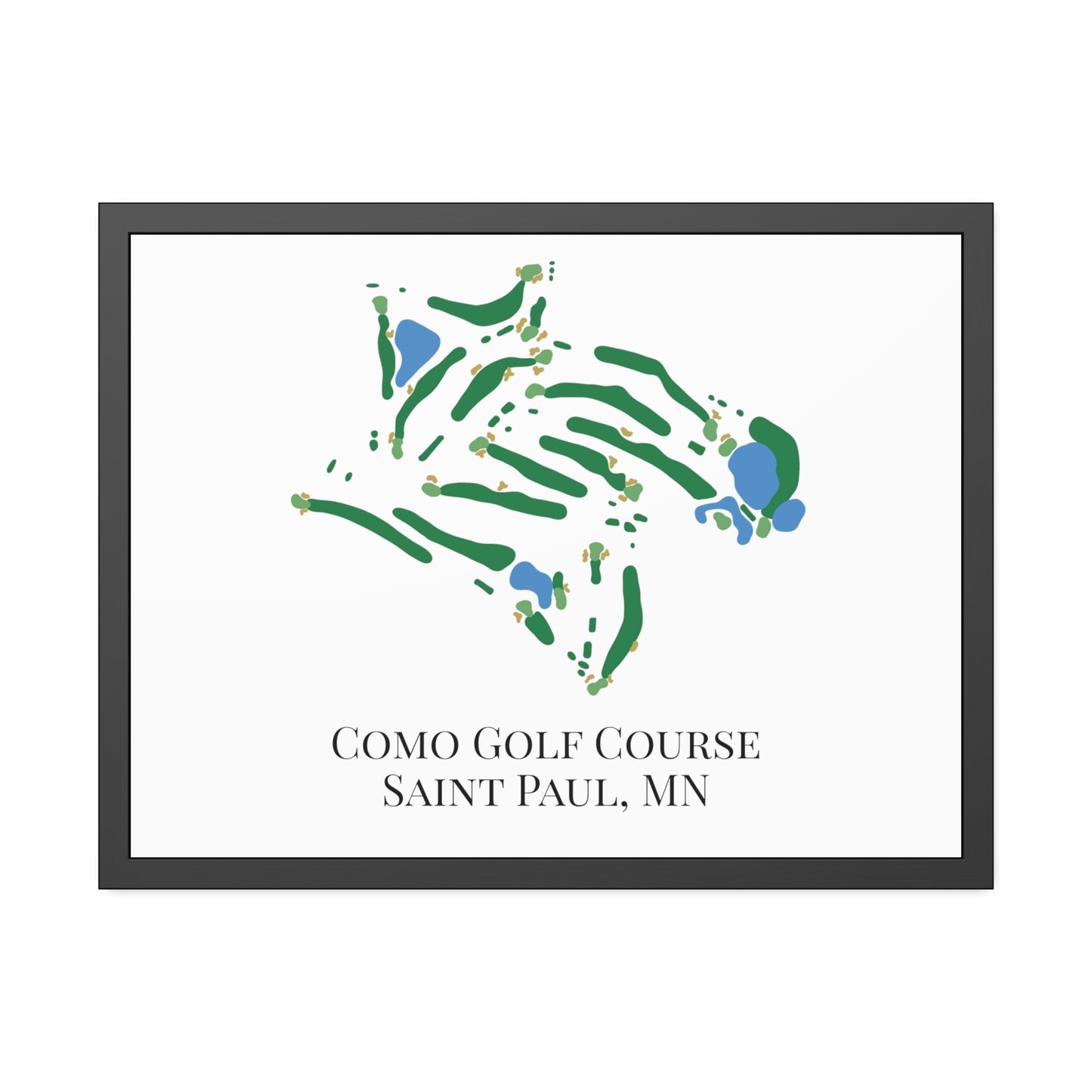 Como Golf Course Framed Print