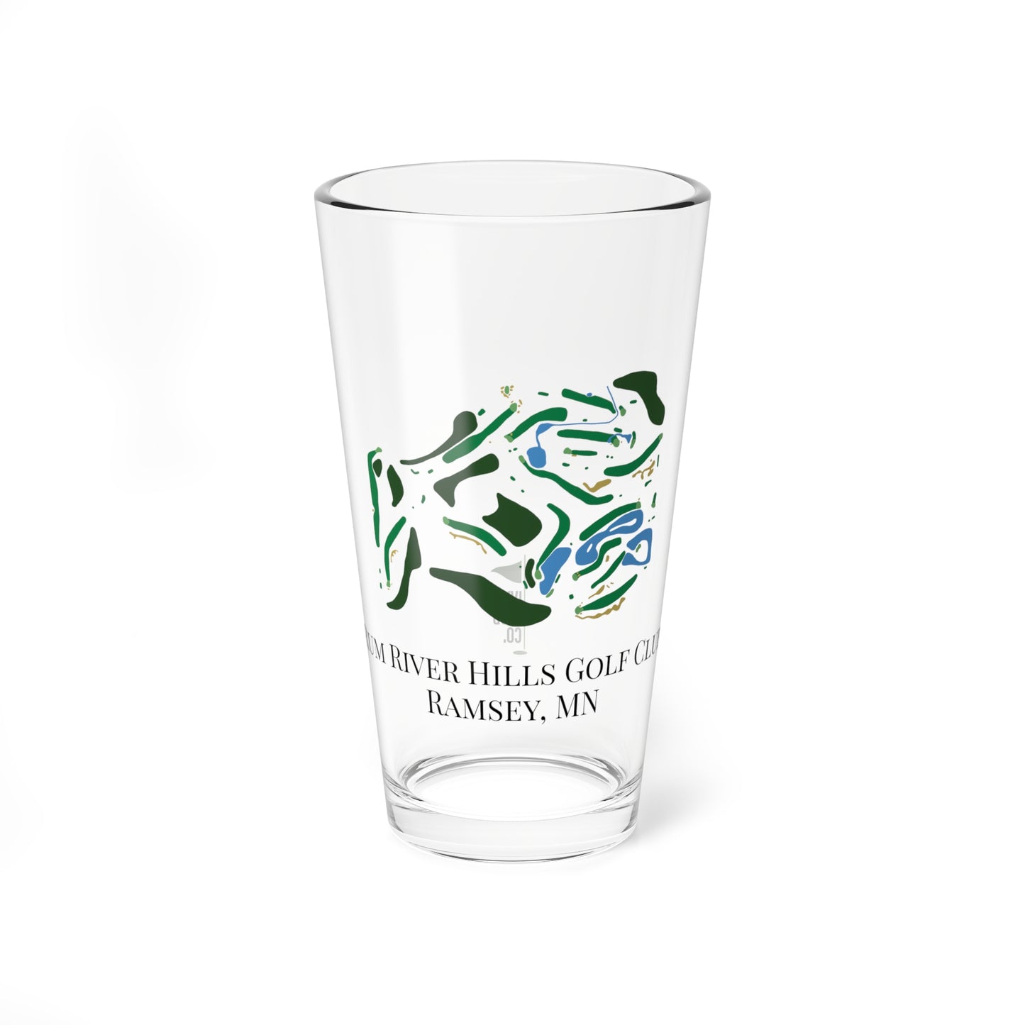 Rum River Hills Golf Club Pint Glass, 16oz