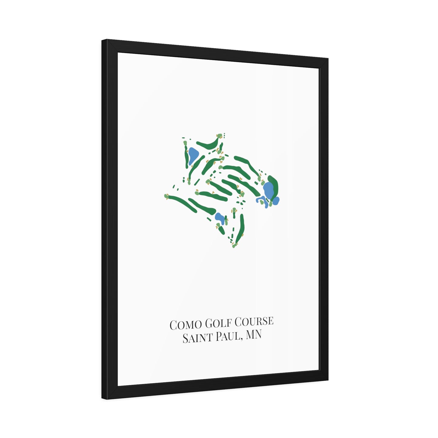 Como Golf Course Framed Print