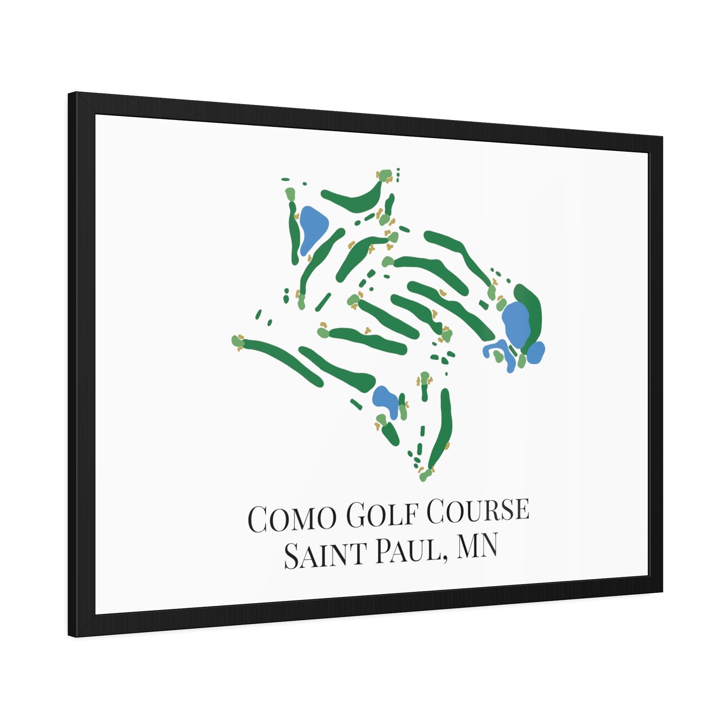 Como Golf Course Framed Print