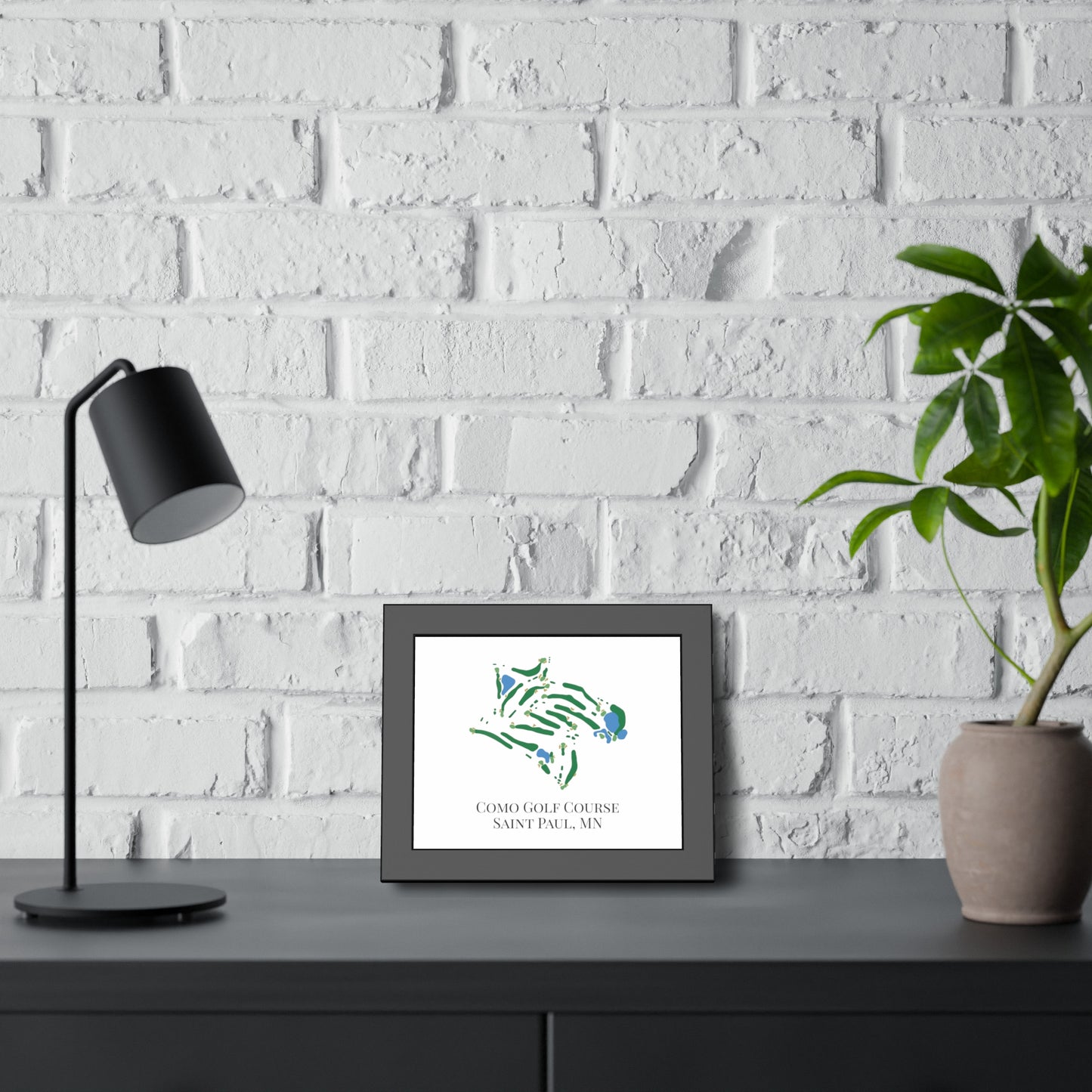 Como Golf Course Framed Print
