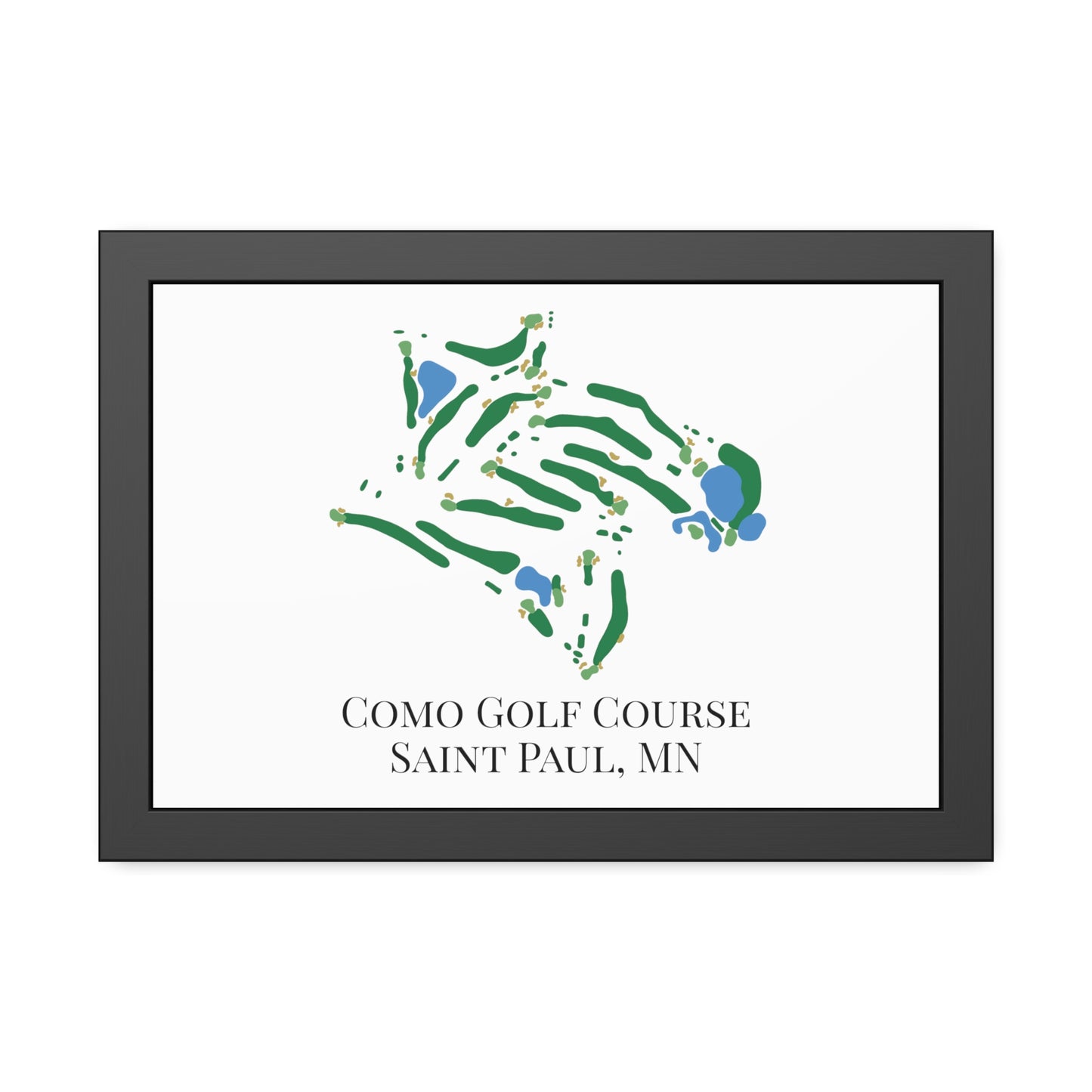 Como Golf Course Framed Print
