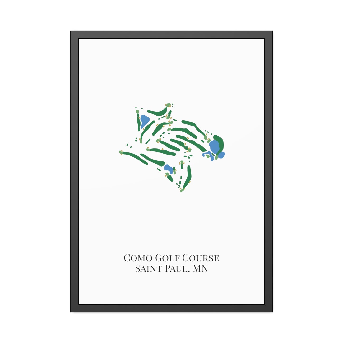 Como Golf Course Framed Print