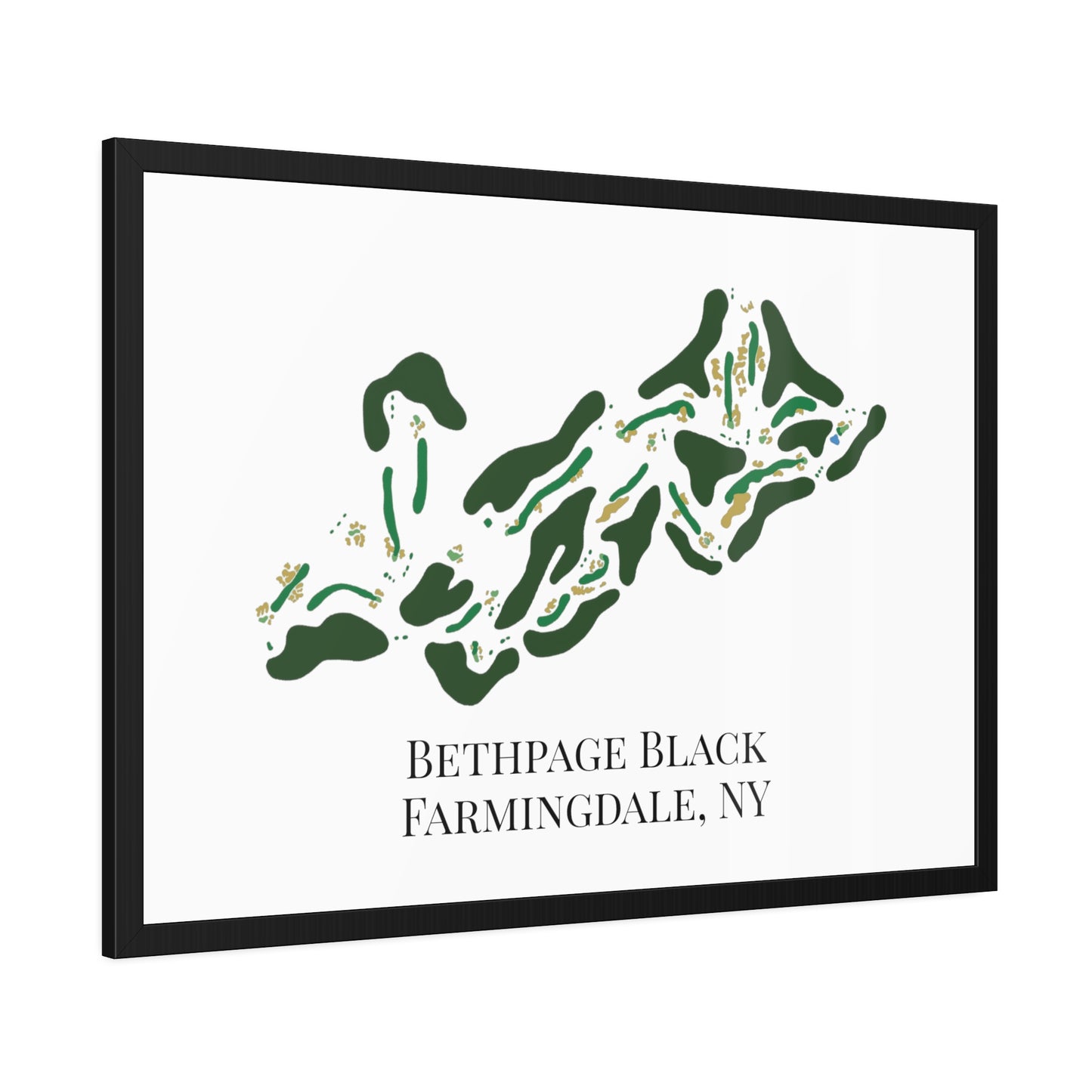 Bethpage Black Framed Print