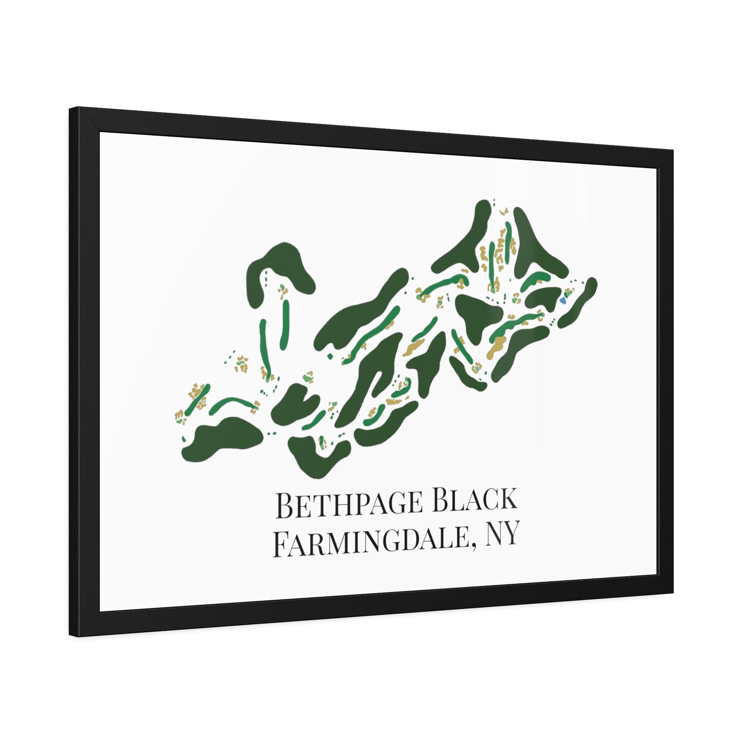 Bethpage Black Framed Print