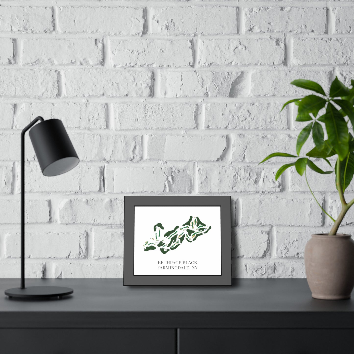 Bethpage Black Framed Print