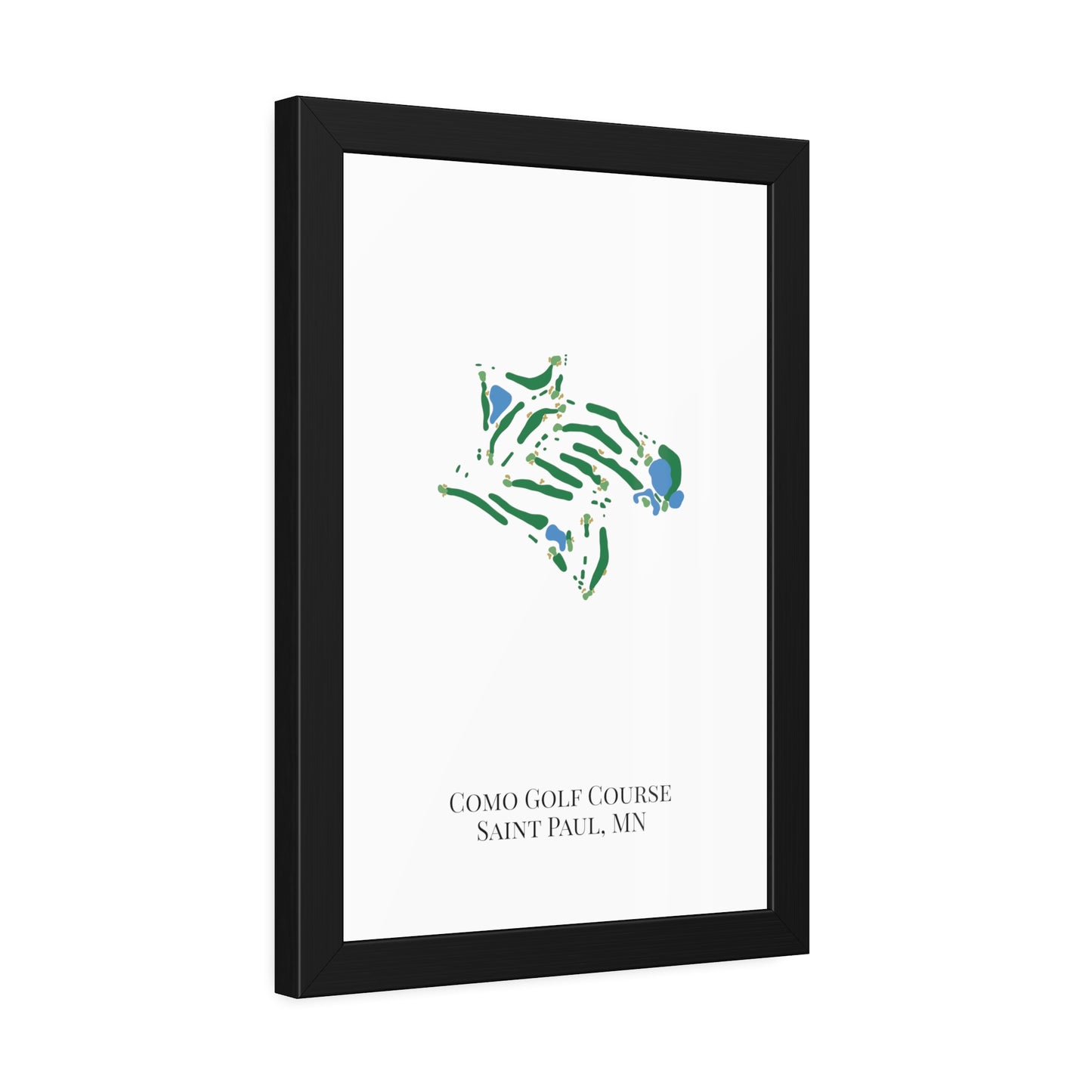 Como Golf Course Framed Print