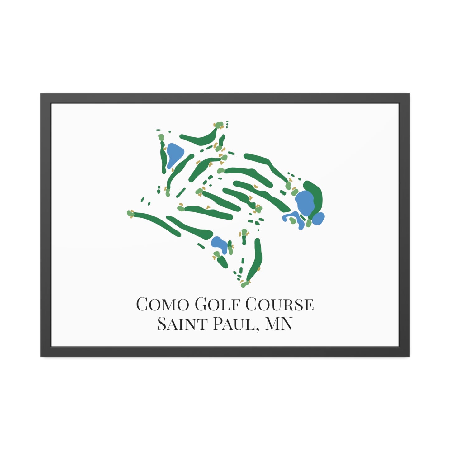 Como Golf Course Framed Print