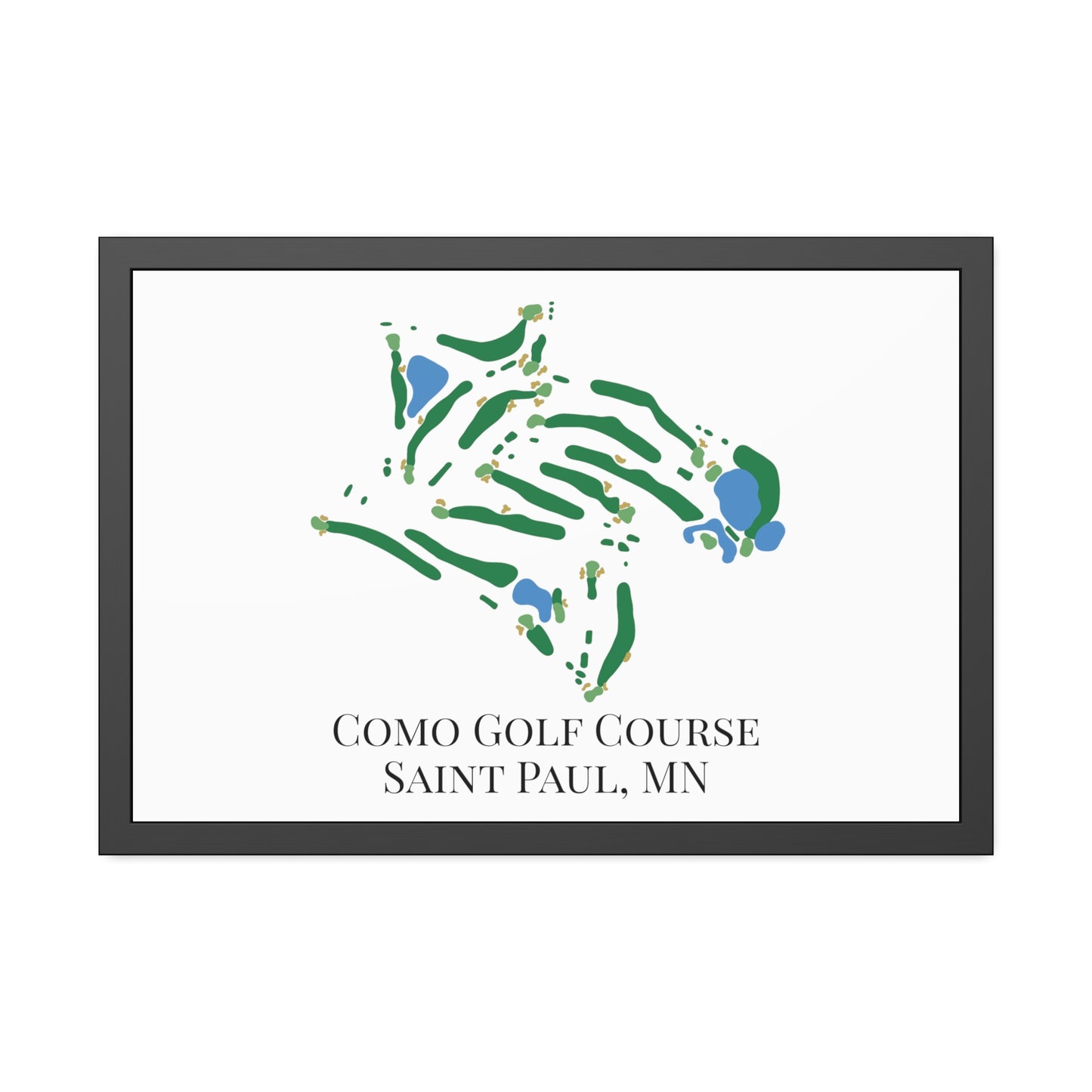 Como Golf Course Framed Print
