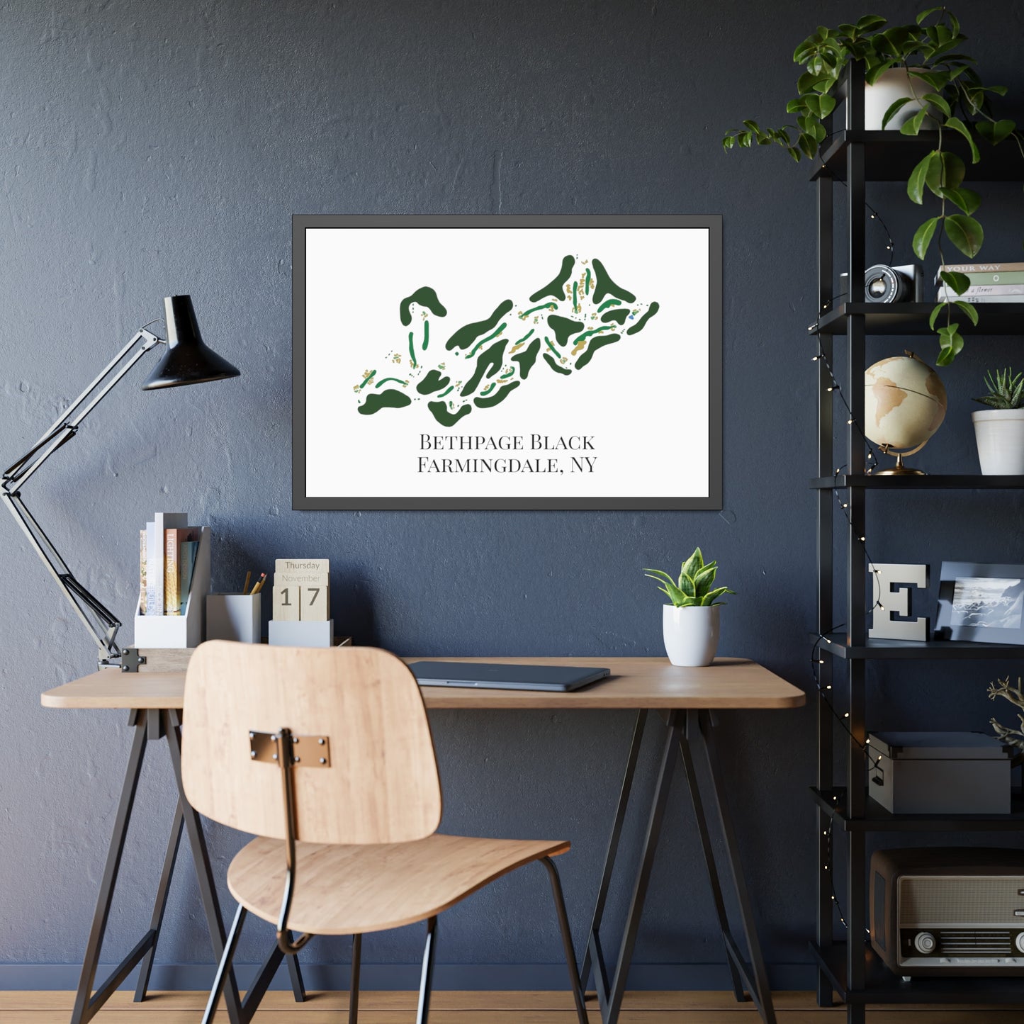 Bethpage Black Framed Print