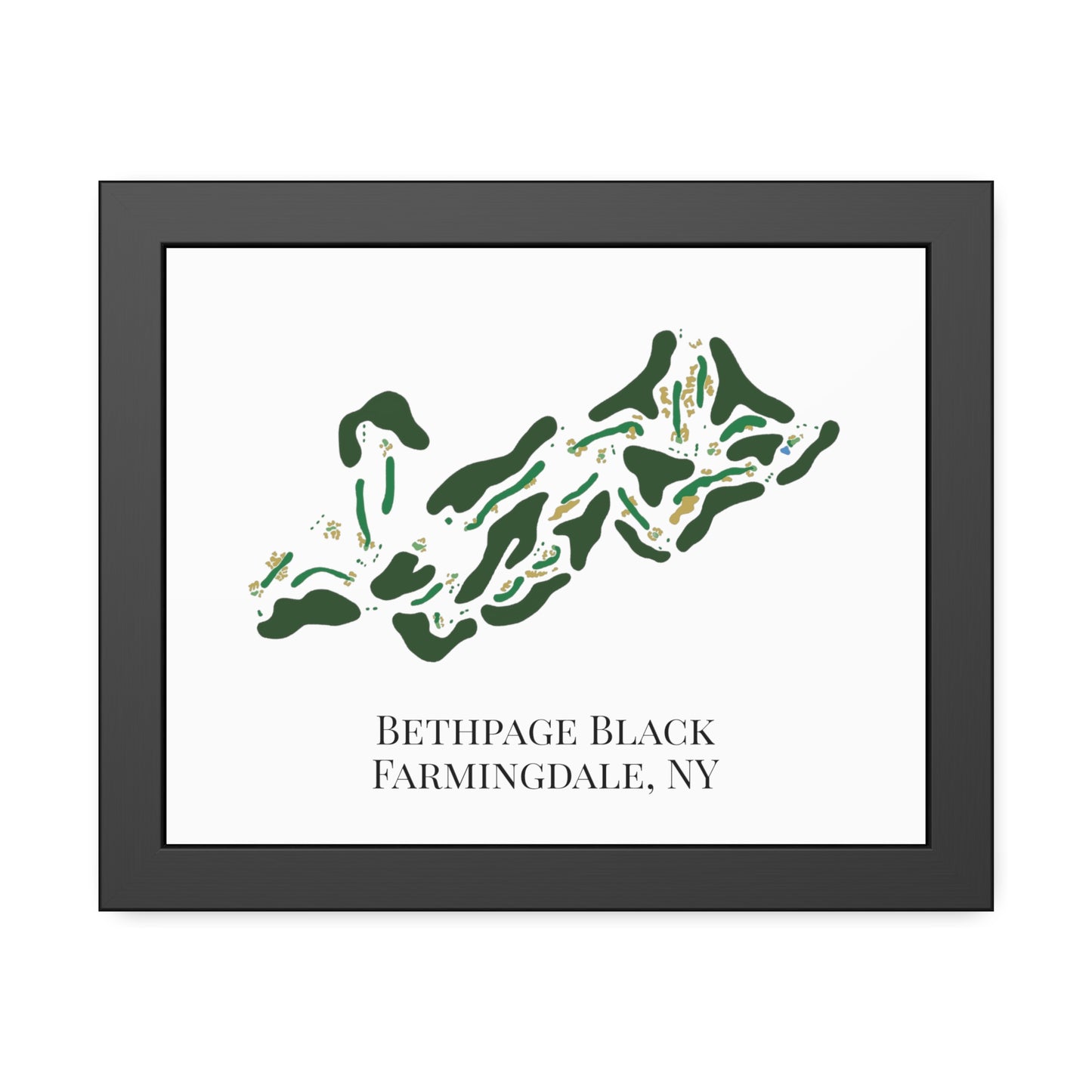 Bethpage Black Framed Print
