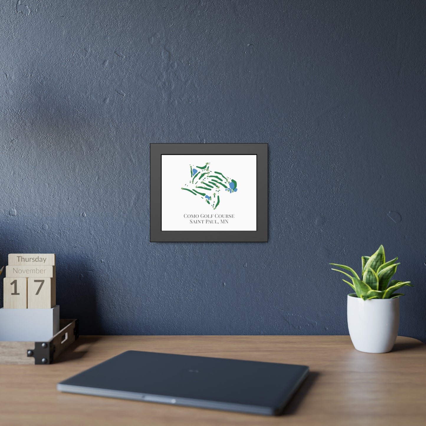 Como Golf Course Framed Print