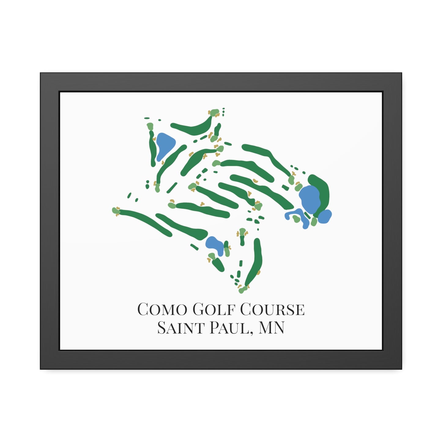 Como Golf Course Framed Print