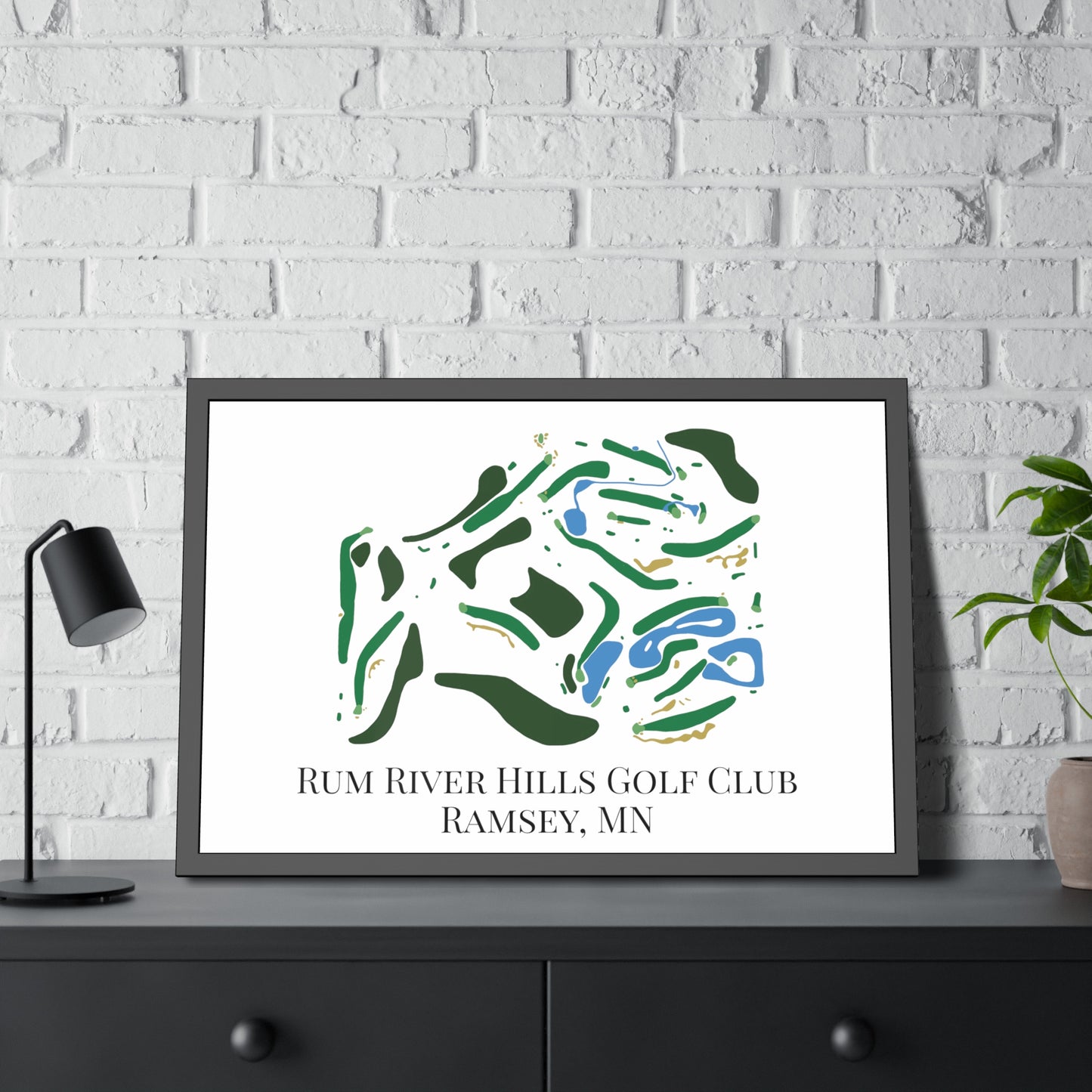 Rum River Hills Golf Club Framed Print