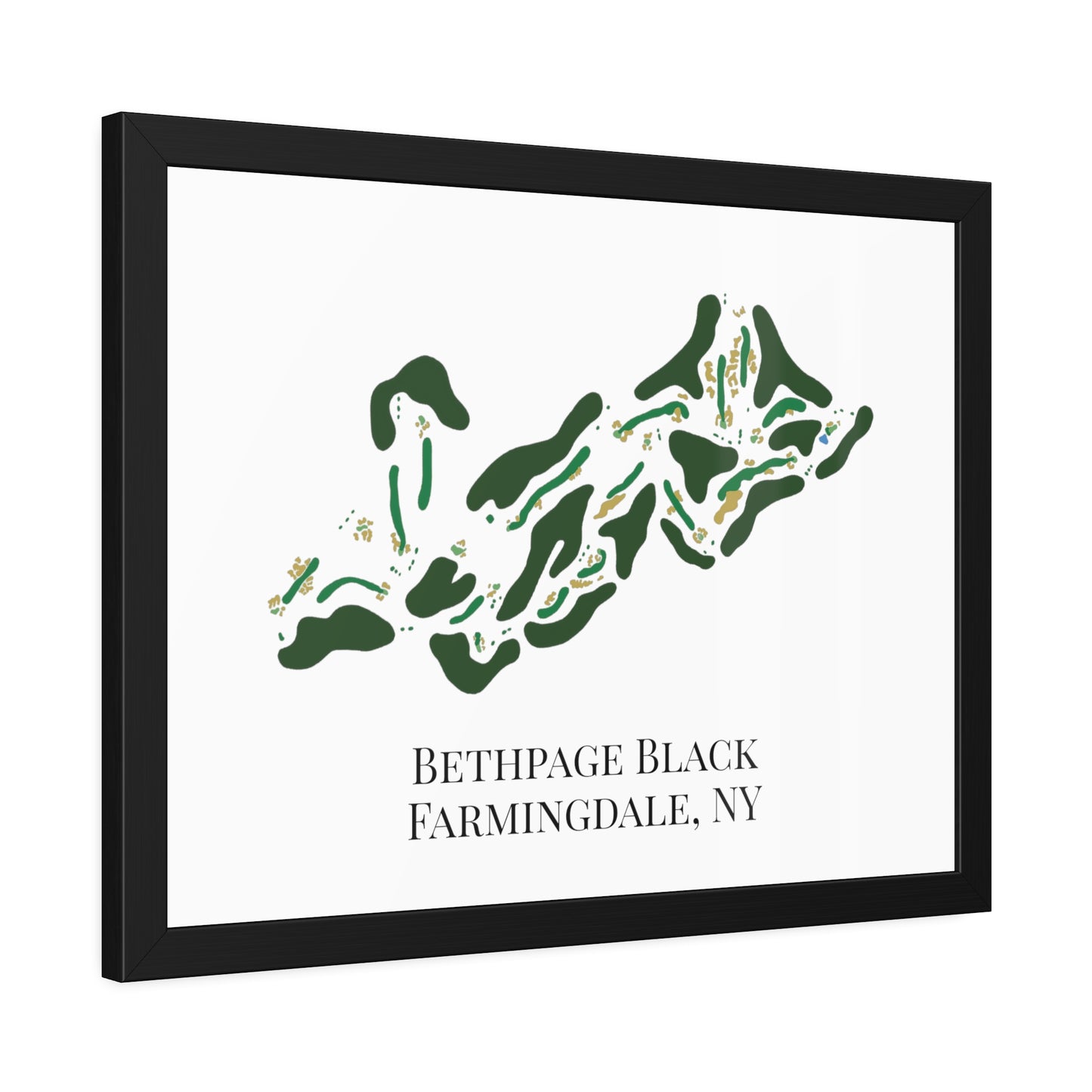 Bethpage Black Framed Print