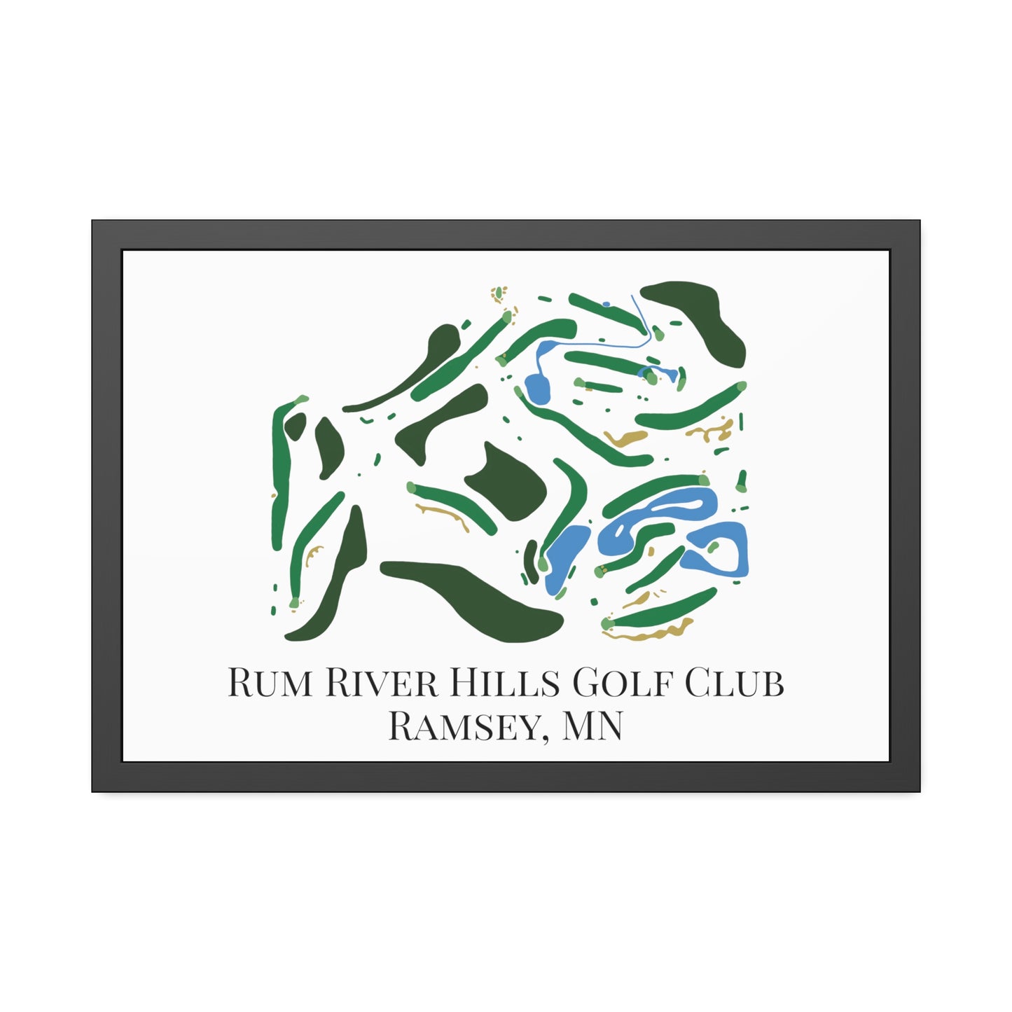 Rum River Hills Golf Club Framed Print