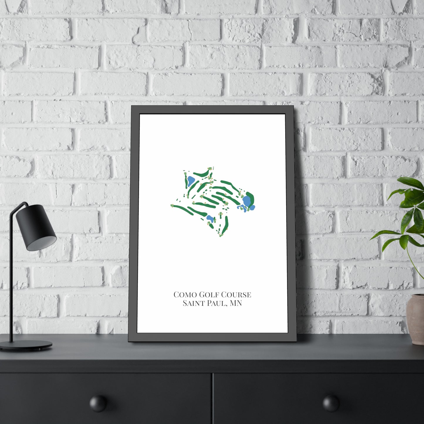 Como Golf Course Framed Print