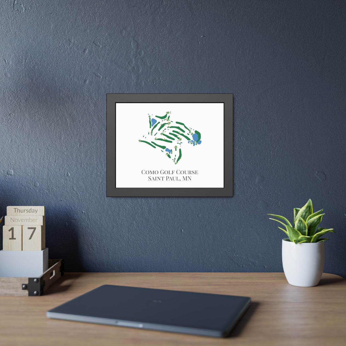 Como Golf Course Framed Print