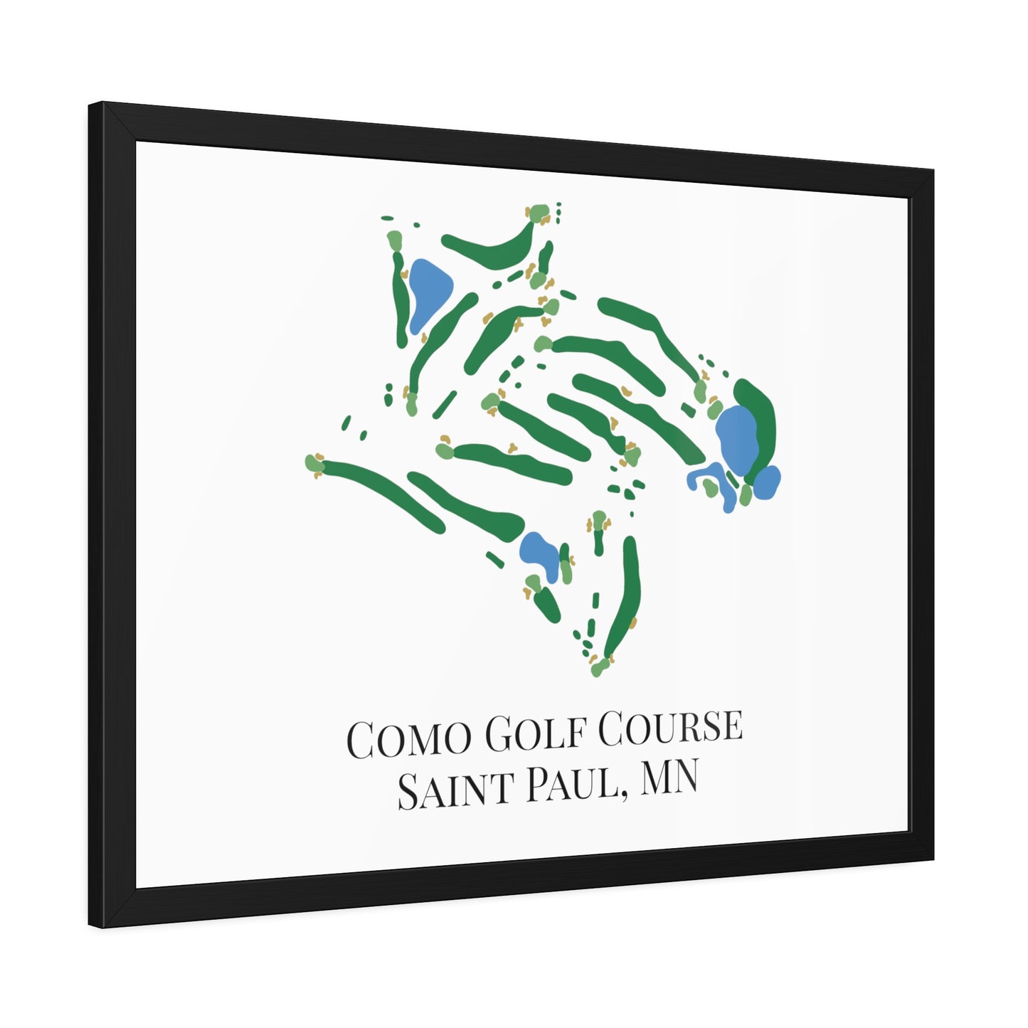 Como Golf Course Framed Print