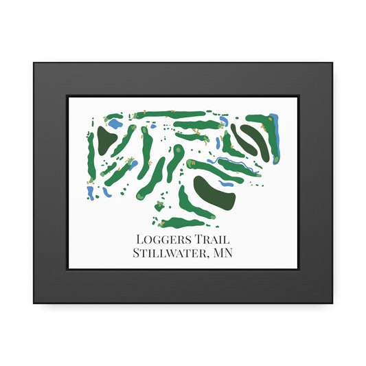 Loggers Trail Framed Print